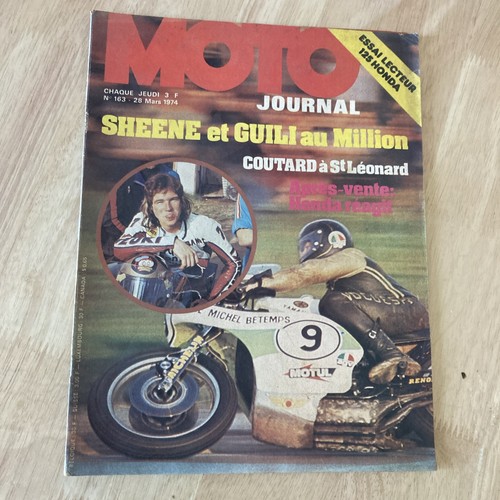 Moto journal 163 1974 - moto, n°
