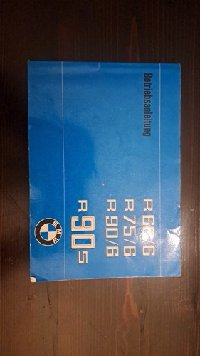 Betriebsanleiting bmw r90s - betriebsanleiting,